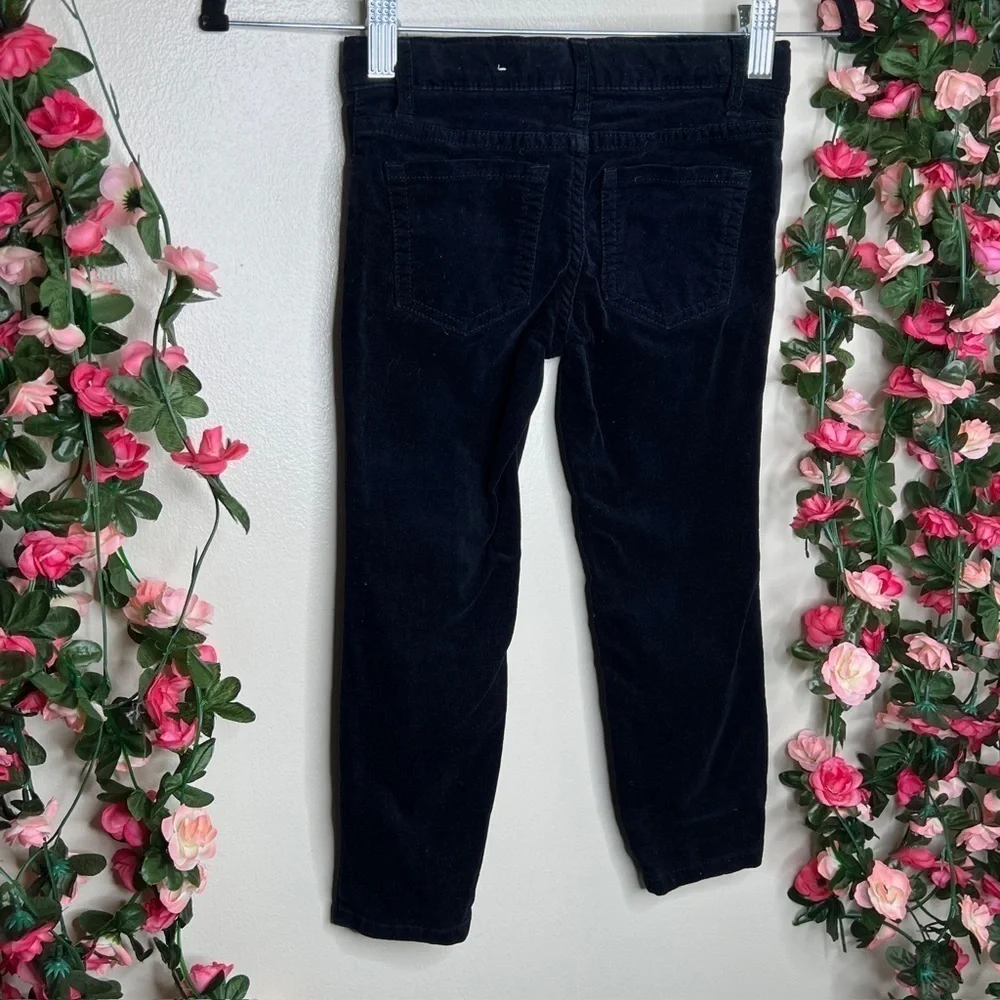 The Children’s Place Navy Blue Velvet Velour Pants Girls School Play Size 5